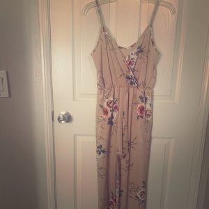 Floral Maxi Shorts Romper